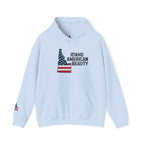 Idaho American Beauty Hoodie with Sleeve Logo