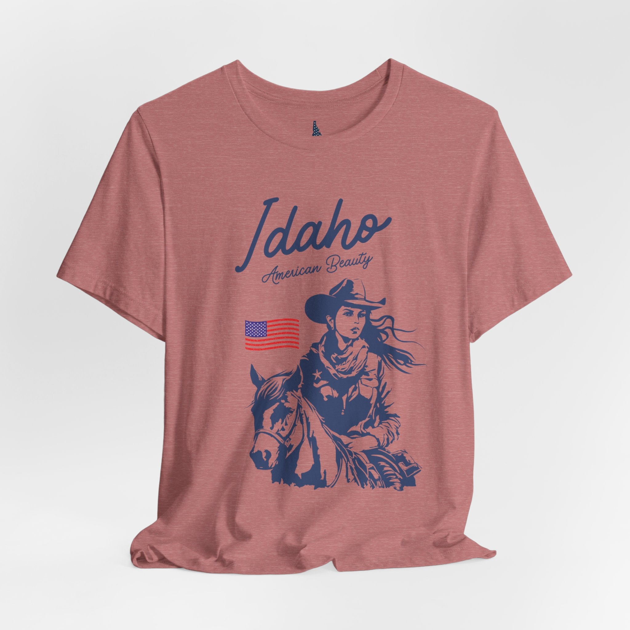 Idaho American Beauty Cowgirl Western T-Shirt