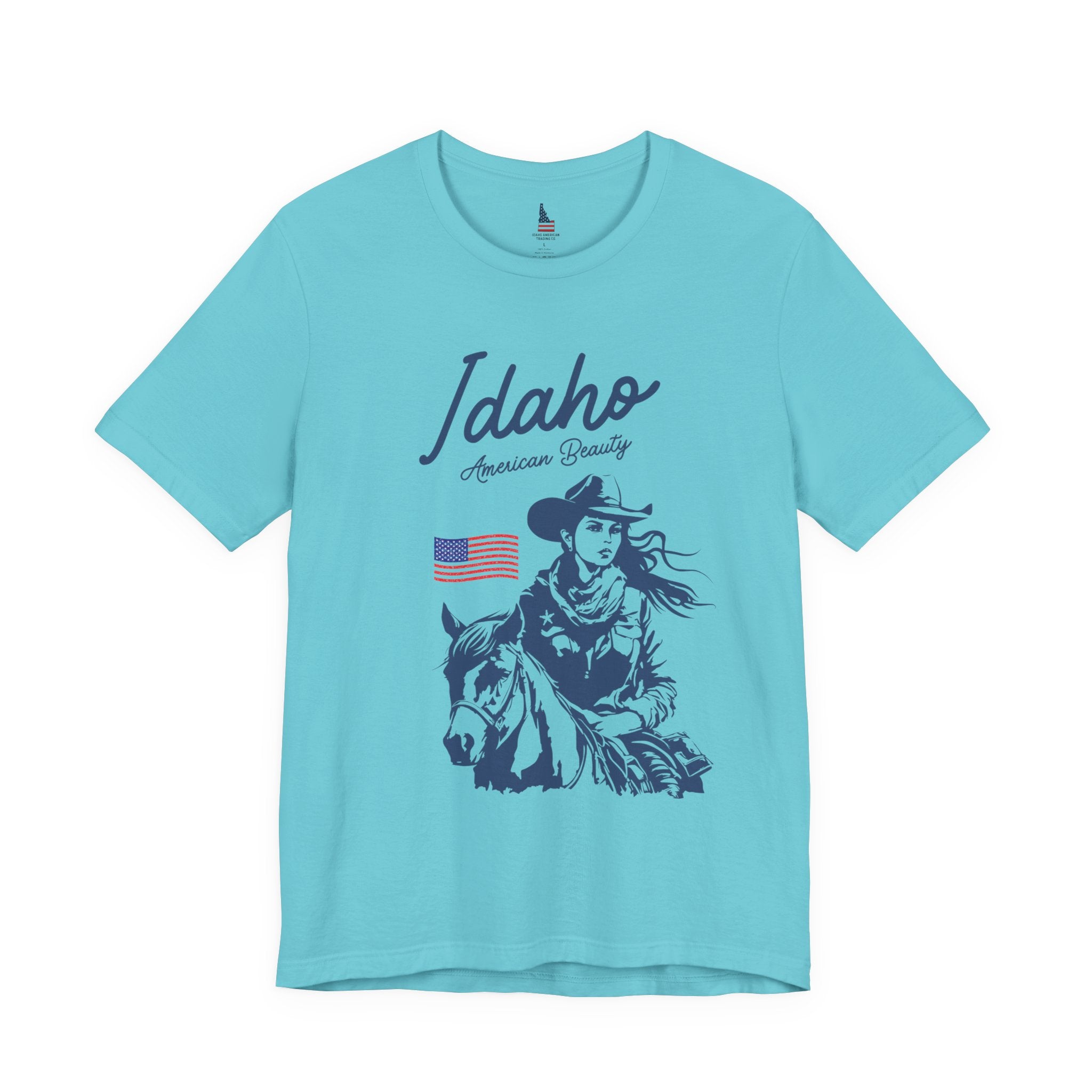 Idaho American Beauty Cowgirl Western T-Shirt