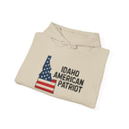 'Idaho American Patriot' Hoodie with Sleeve Logo
