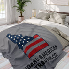 Idaho American Trading Co. Fleece Throw Blanket
