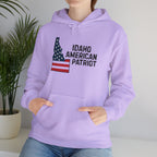 'Idaho American Patriot' Hoodie with Sleeve Logo