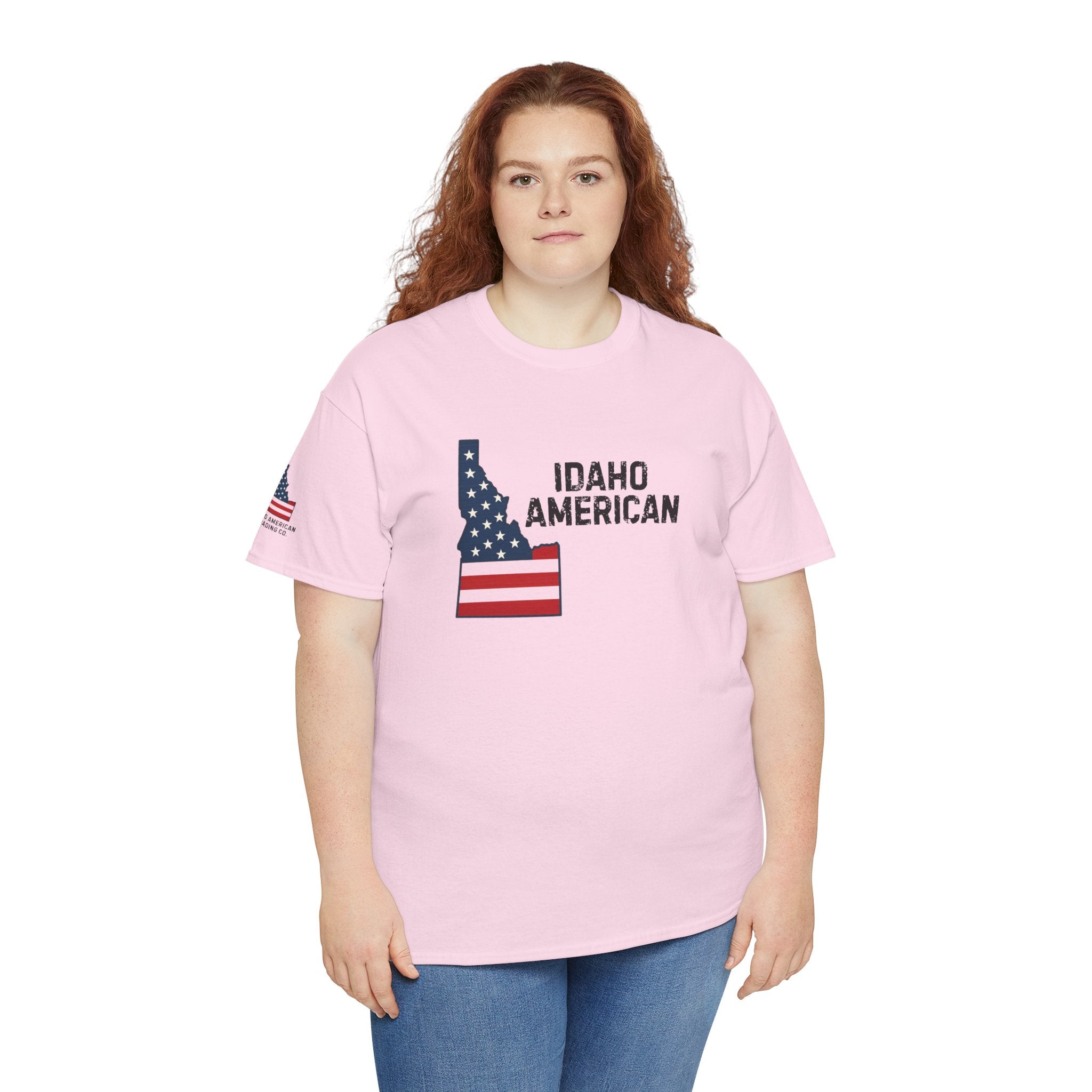 Idaho American T-Shirt with Sleeve Logo