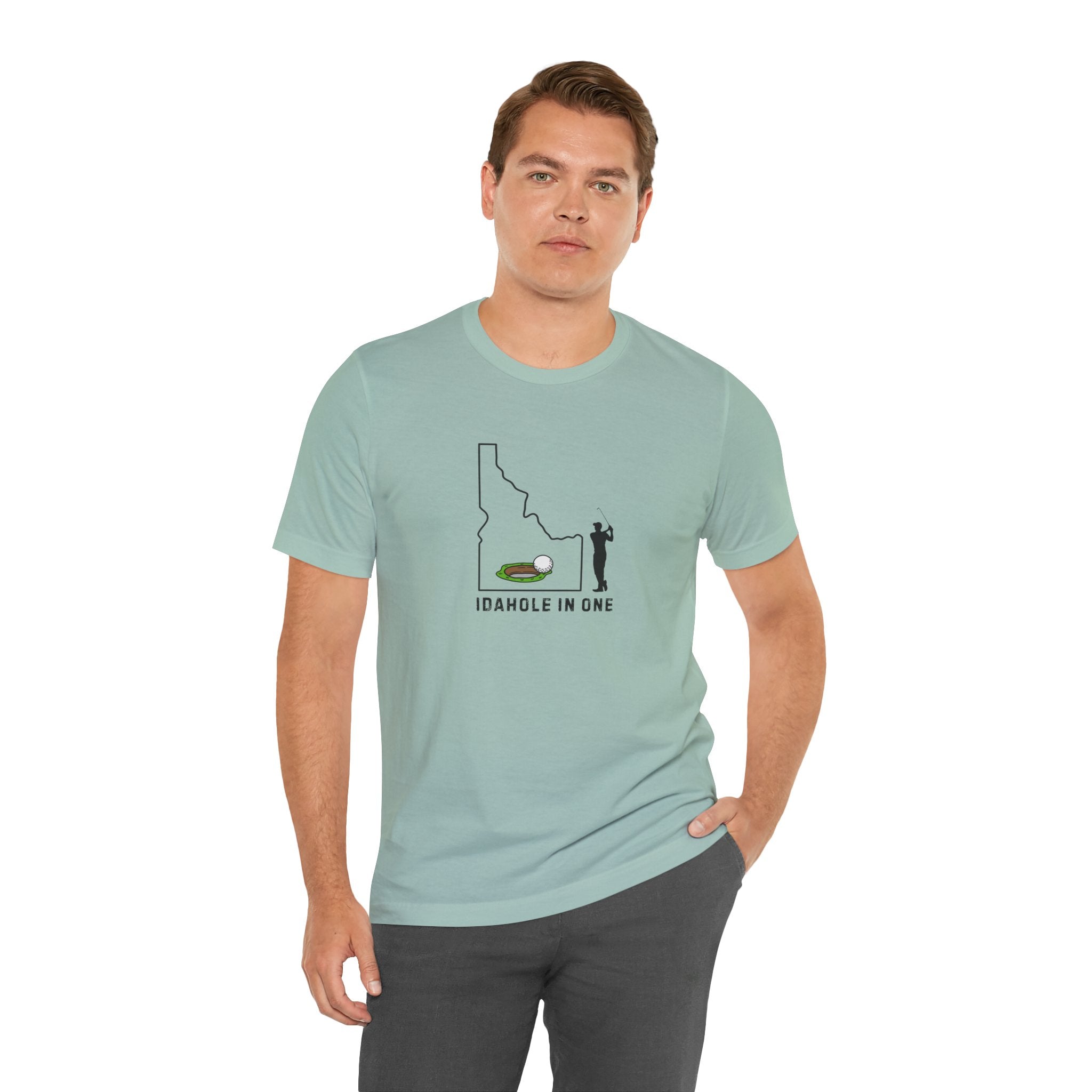 Idahole In One Men's Golf T-Shirt