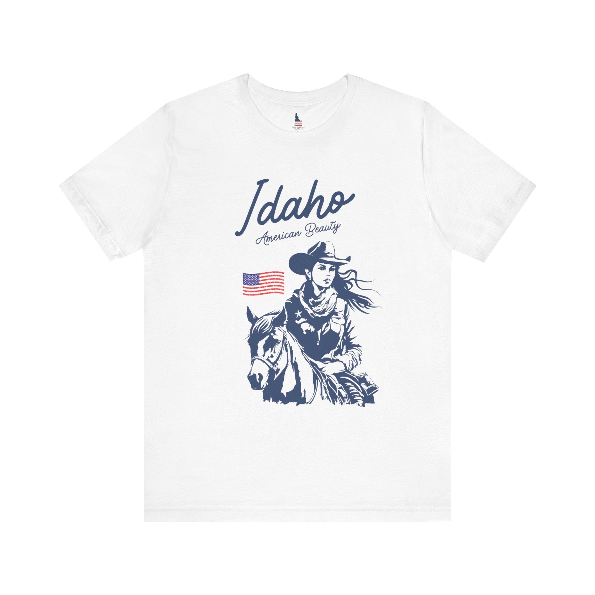 Idaho American Beauty Cowgirl Western T-Shirt