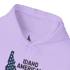 Idaho American Beauty Hoodie with Sleeve Logo