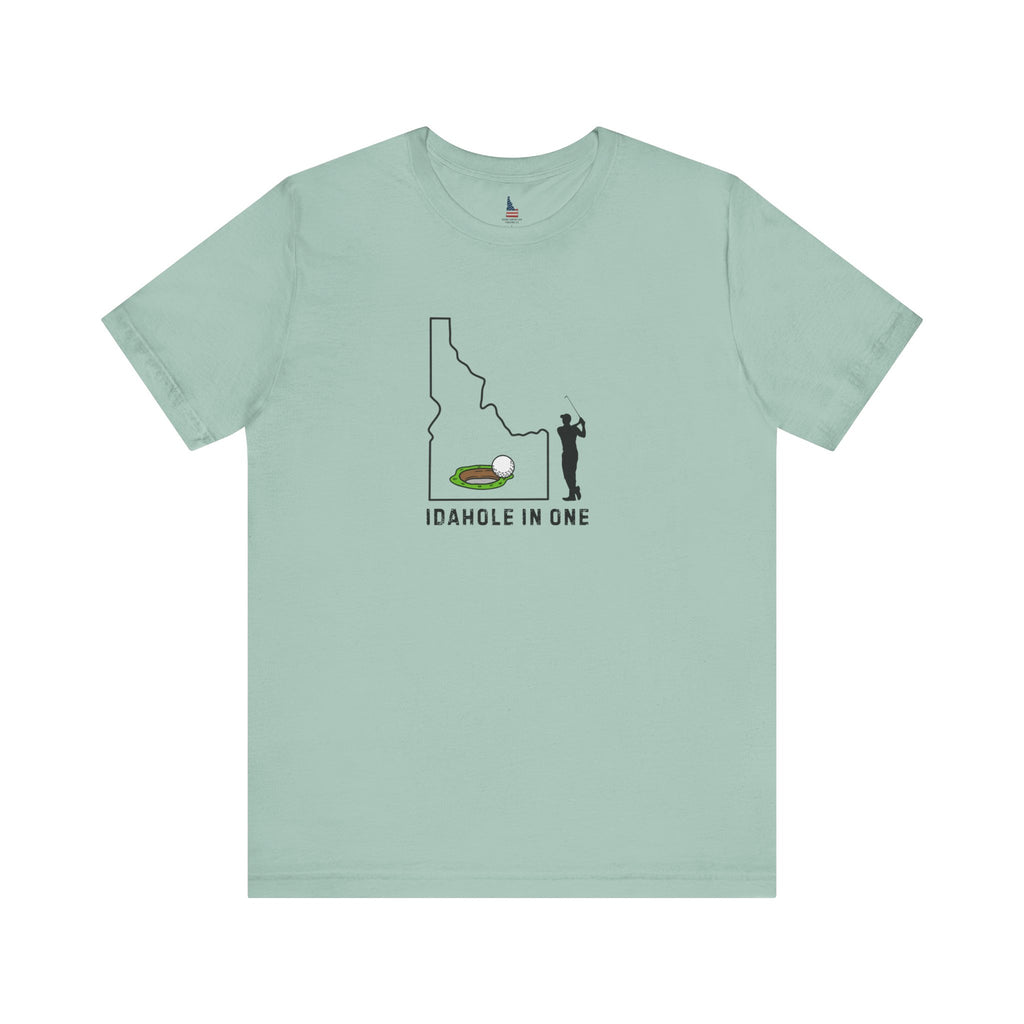 Idahole In One Men's Golf T-Shirt