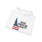 Idaho American Beauty Hoodie with Sleeve Logo