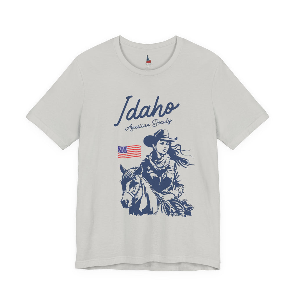 Idaho American Beauty Cowgirl Western T-Shirt