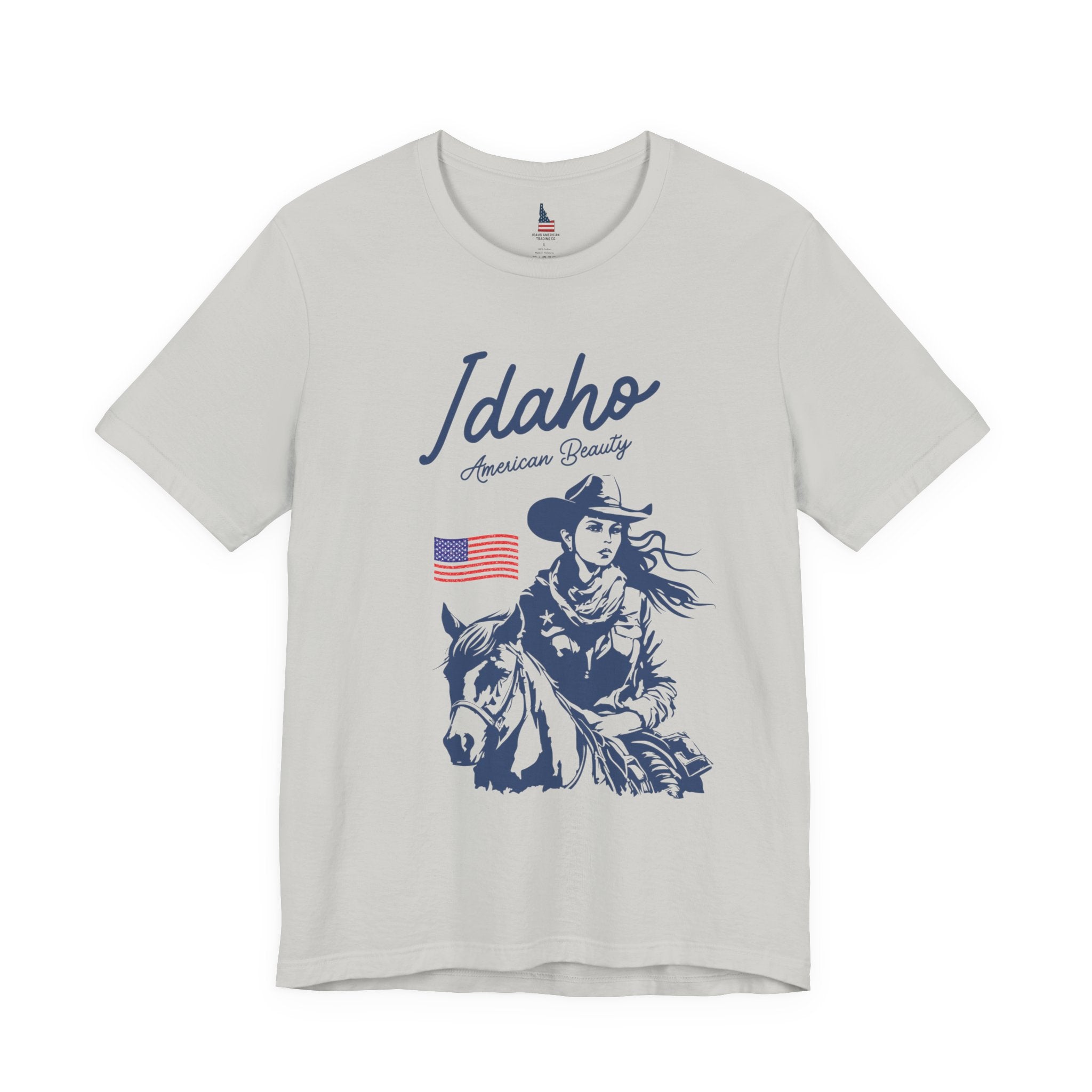Idaho American Beauty Cowgirl Western T-Shirt