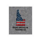 Idaho American Trading Co. Crushed Velvet Throw Blanket