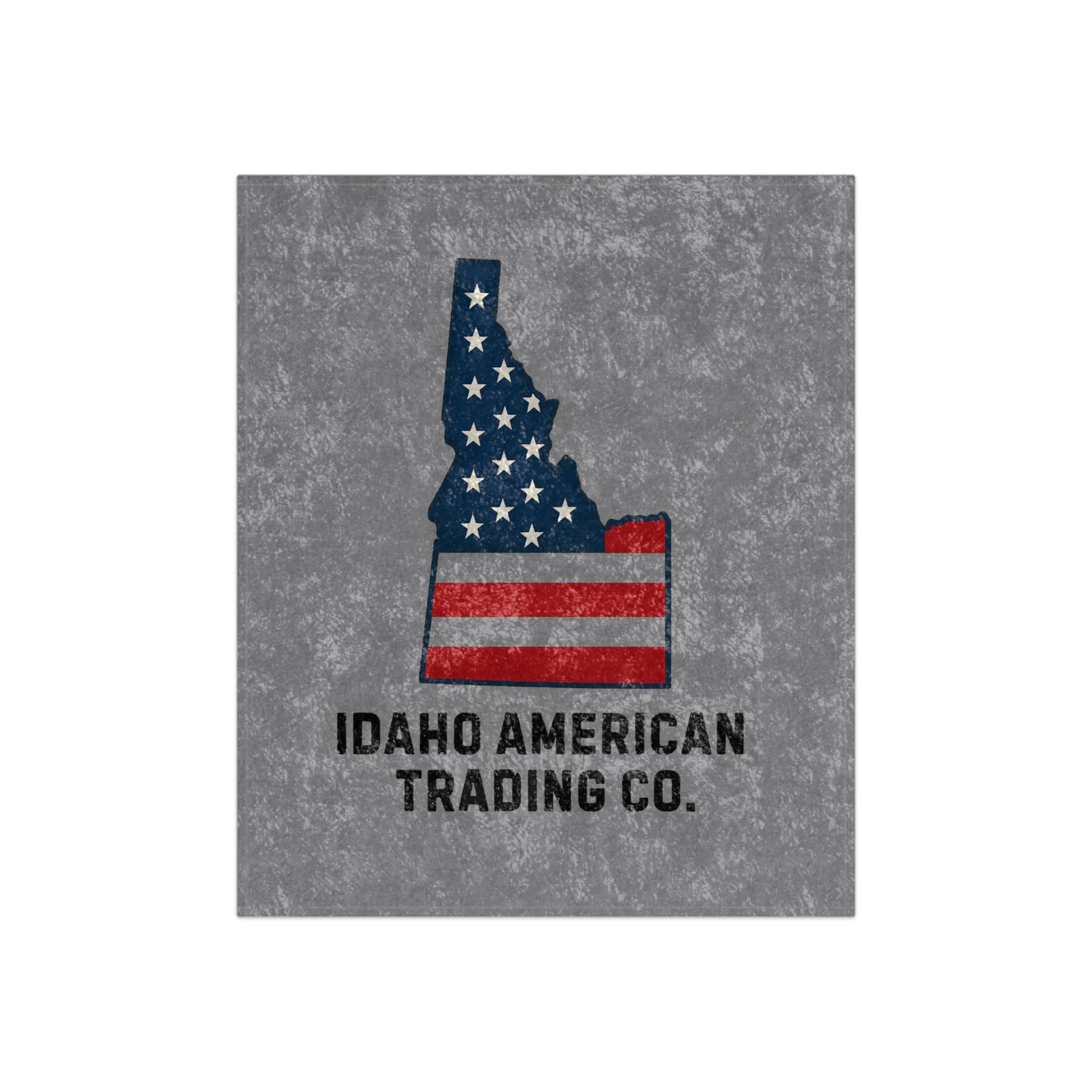 Idaho American Trading Co. Crushed Velvet Throw Blanket