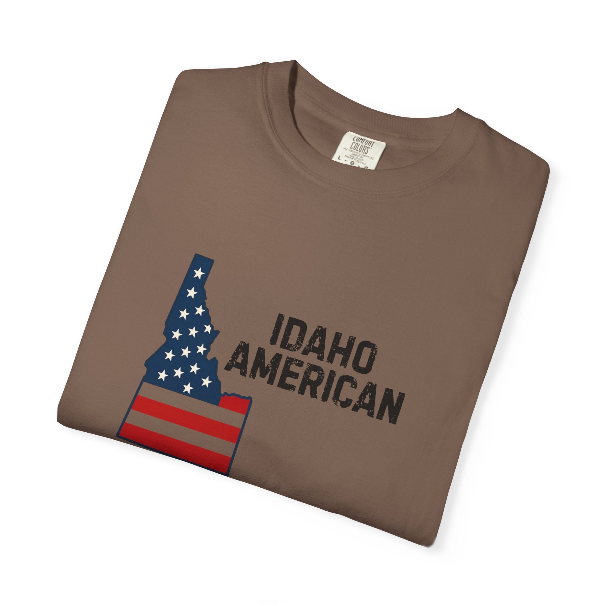 Idaho American T-Shirt with Logo on Back