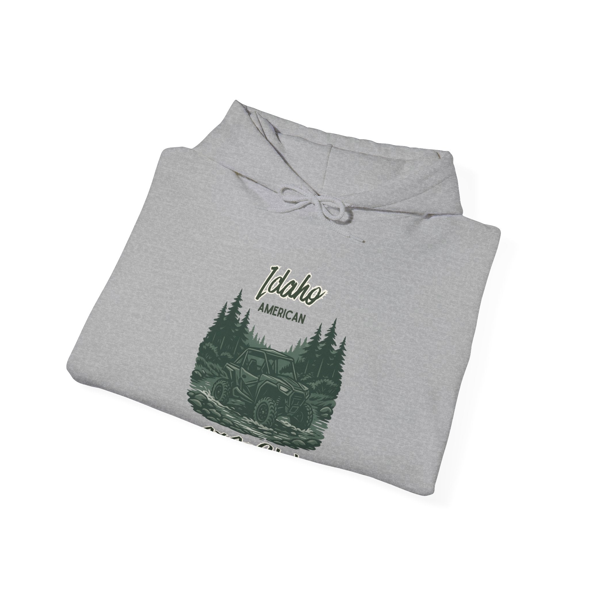 Idaho American 4x4 Club Hoodie with Sleeve Logo