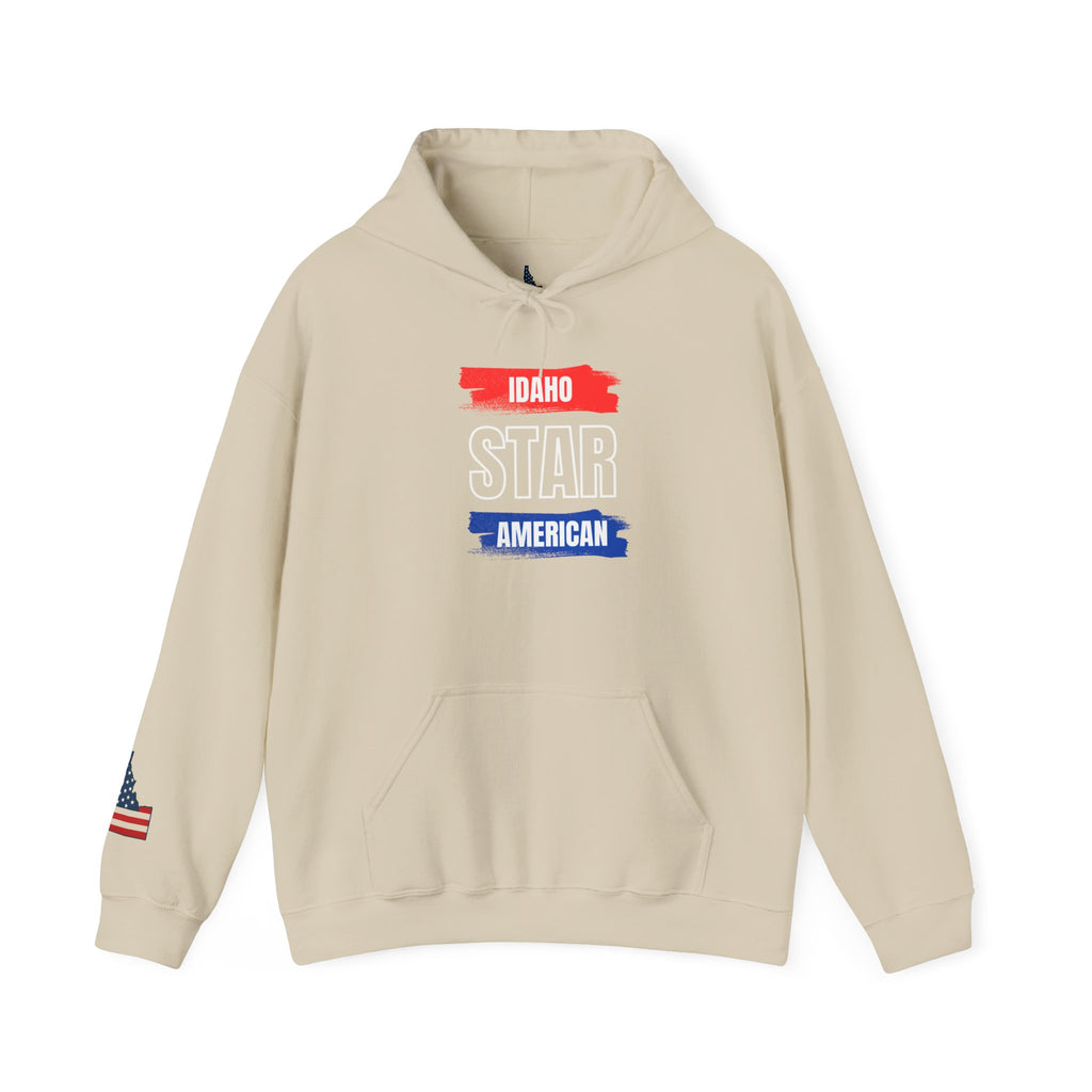 Idaho American 'Star' Hoodie with Sleeve Logo