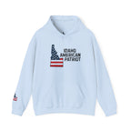 'Idaho American Patriot' Hoodie with Sleeve Logo