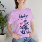 Idaho American Beauty Cowgirl Western T-Shirt