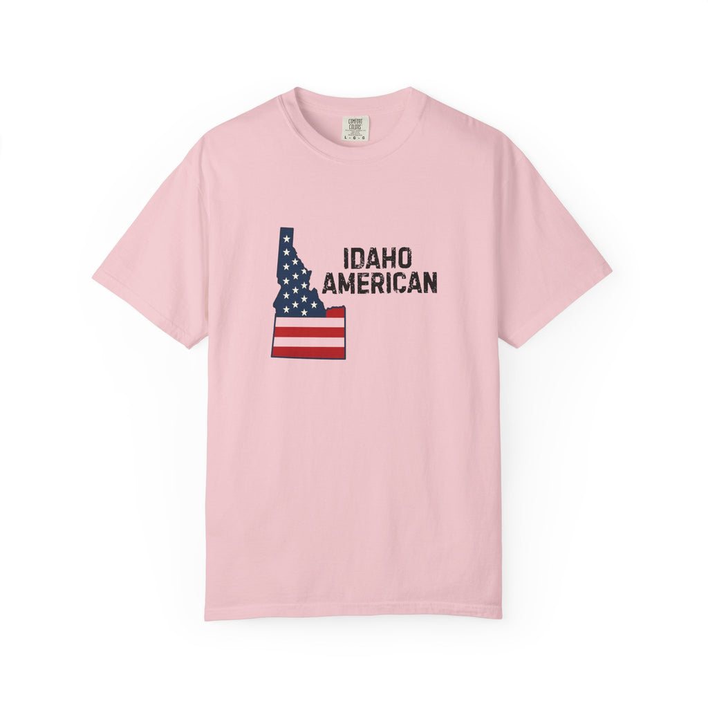 Idaho American T-Shirt with Logo on Back