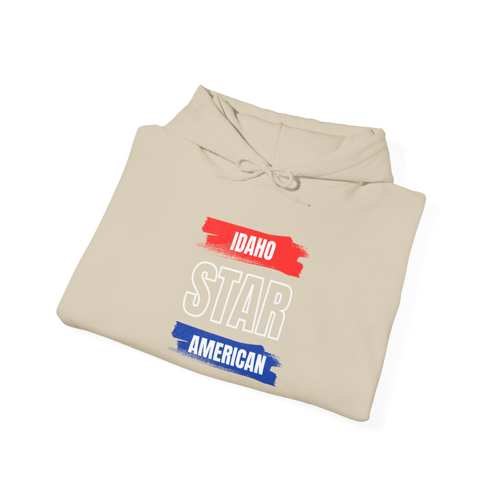 Idaho American 'Star' Hoodie with Sleeve Logo