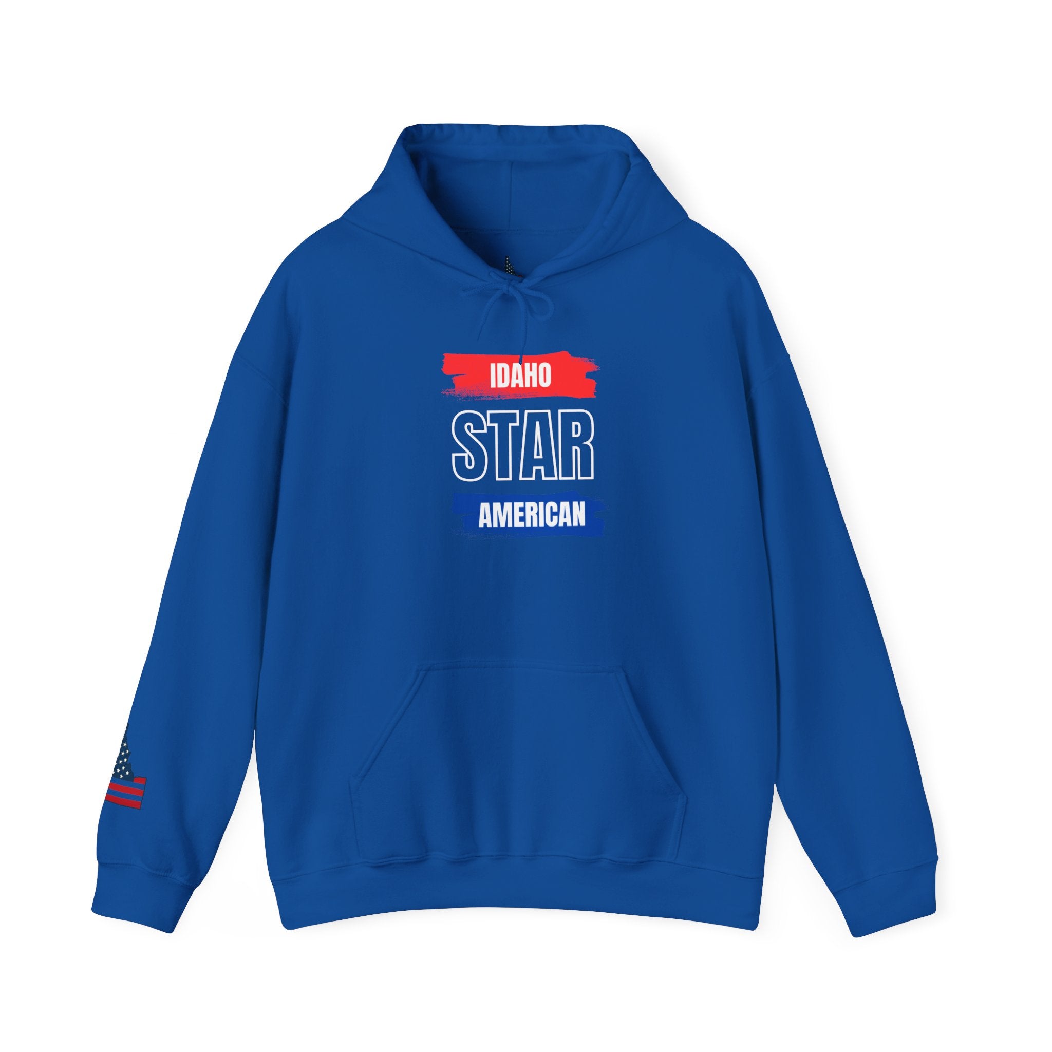 Idaho American 'Star' Hoodie with Sleeve Logo
