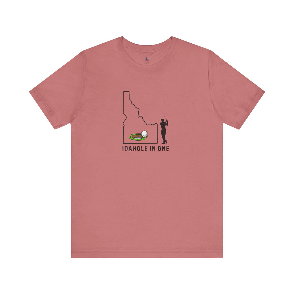 Idahole In One Men's Golf T-Shirt