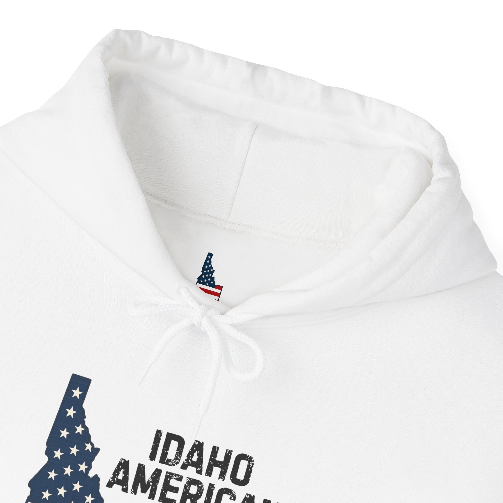 Idaho American Dad Hoodie with Sleeve Logo