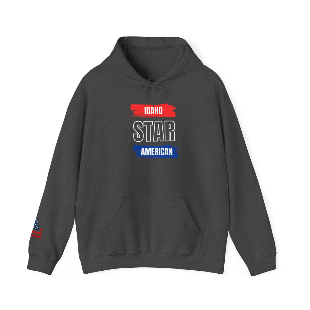 Idaho American 'Star' Hoodie with Sleeve Logo