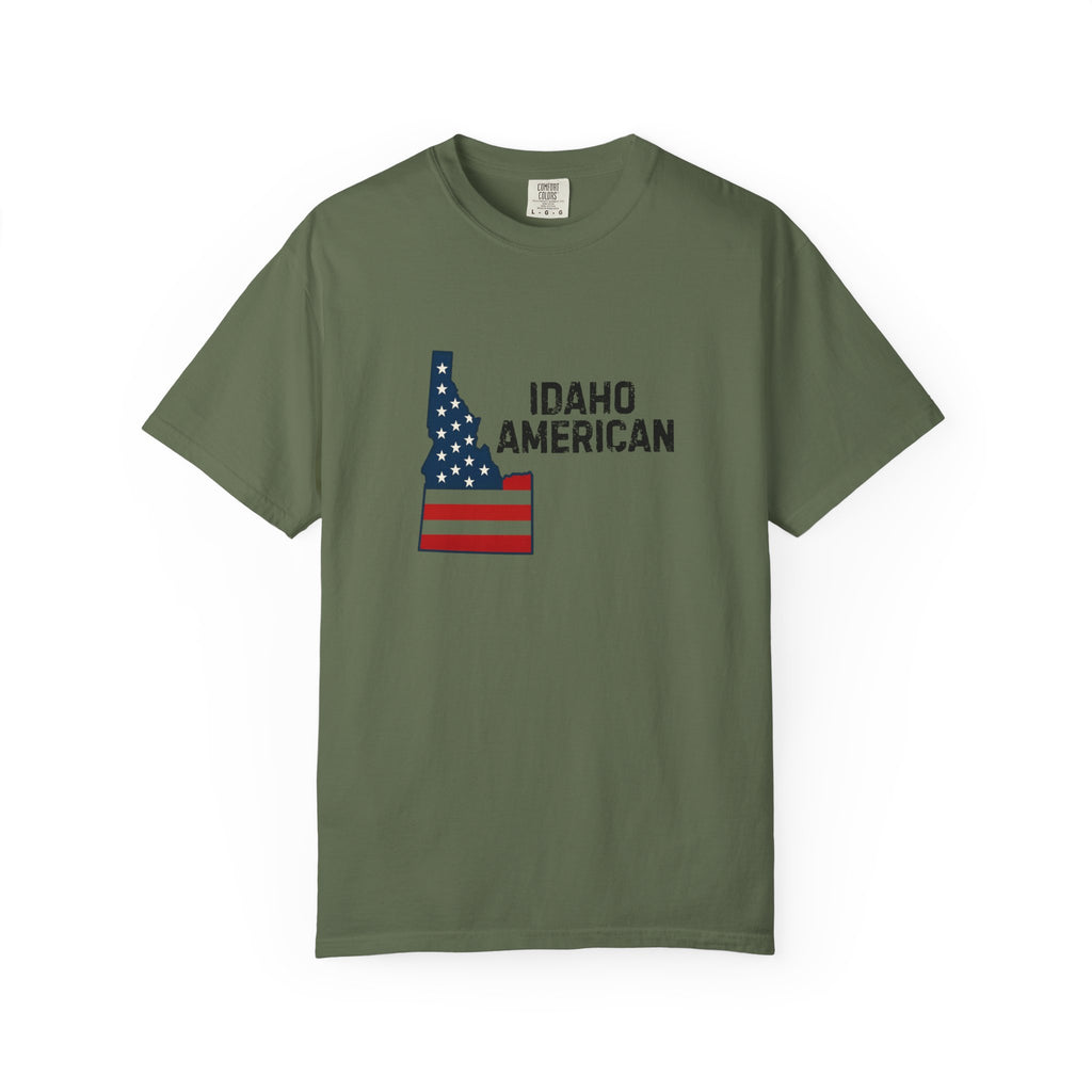 Idaho American T-Shirt with Logo on Back
