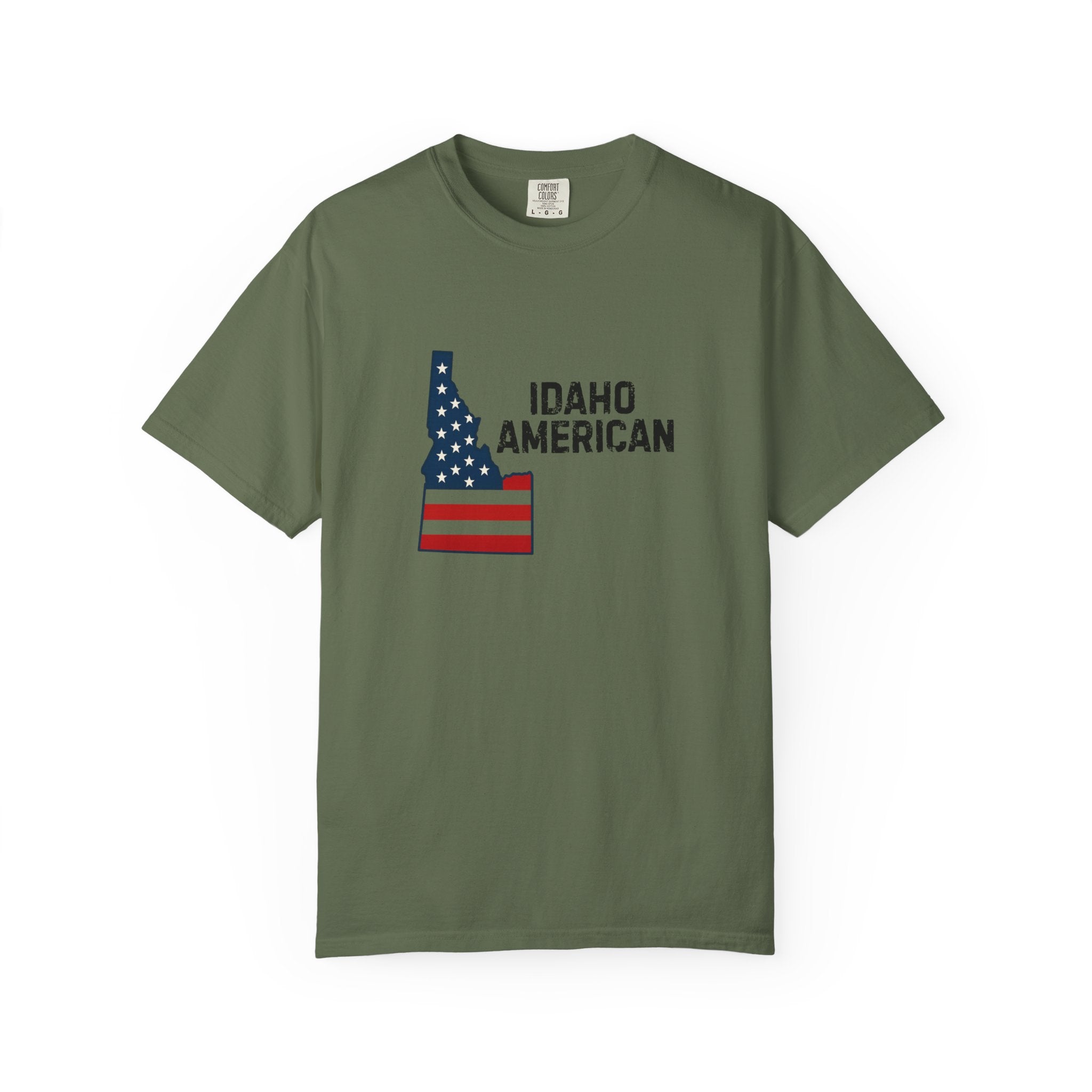 Idaho American T-Shirt with Logo on Back