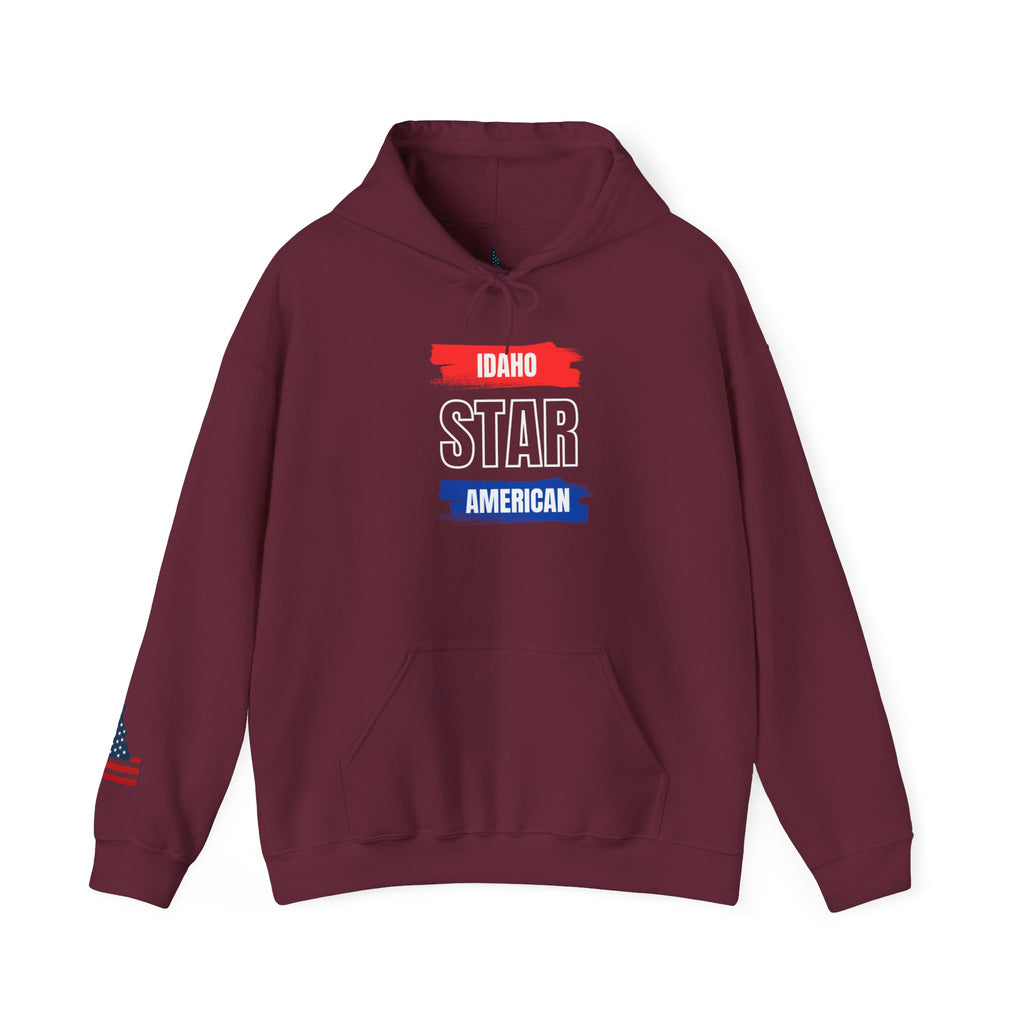 Idaho American 'Star' Hoodie with Sleeve Logo
