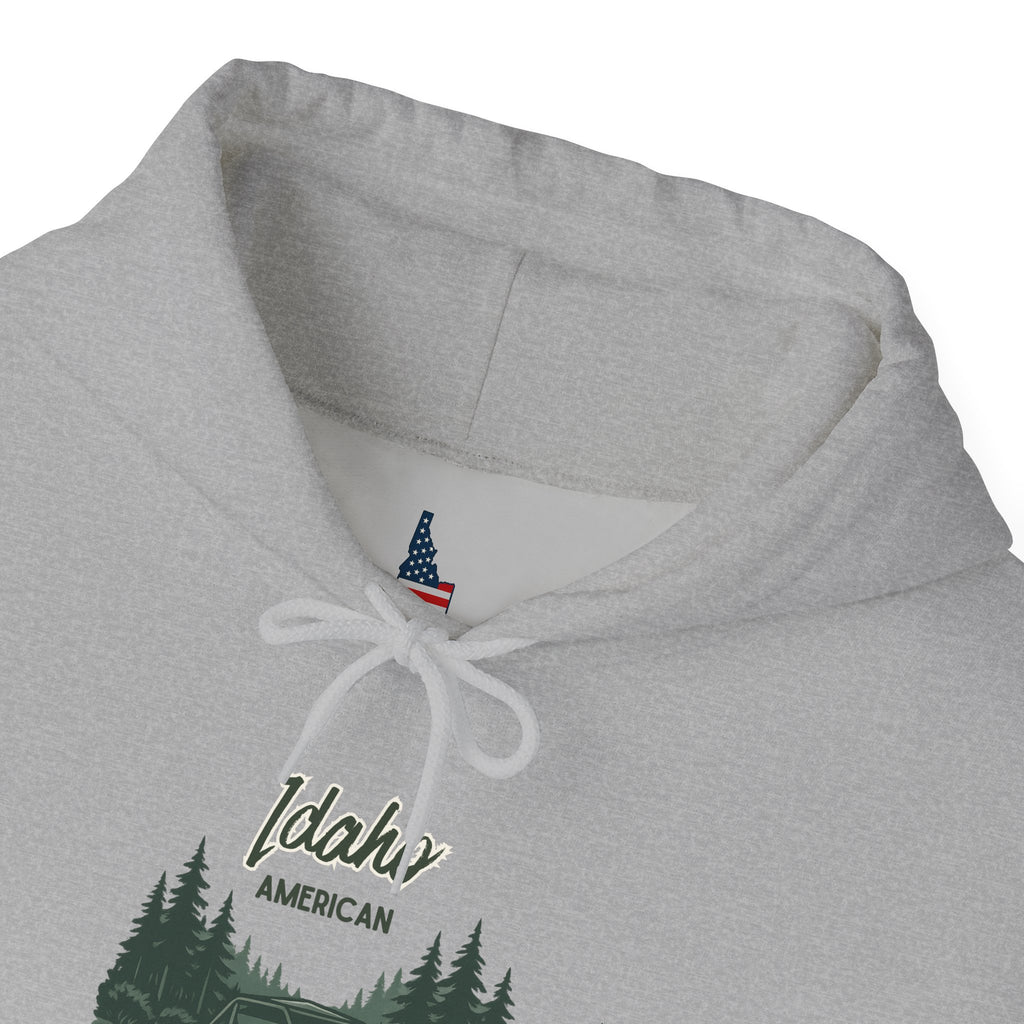 Idaho American 4x4 Club Hoodie with Sleeve Logo
