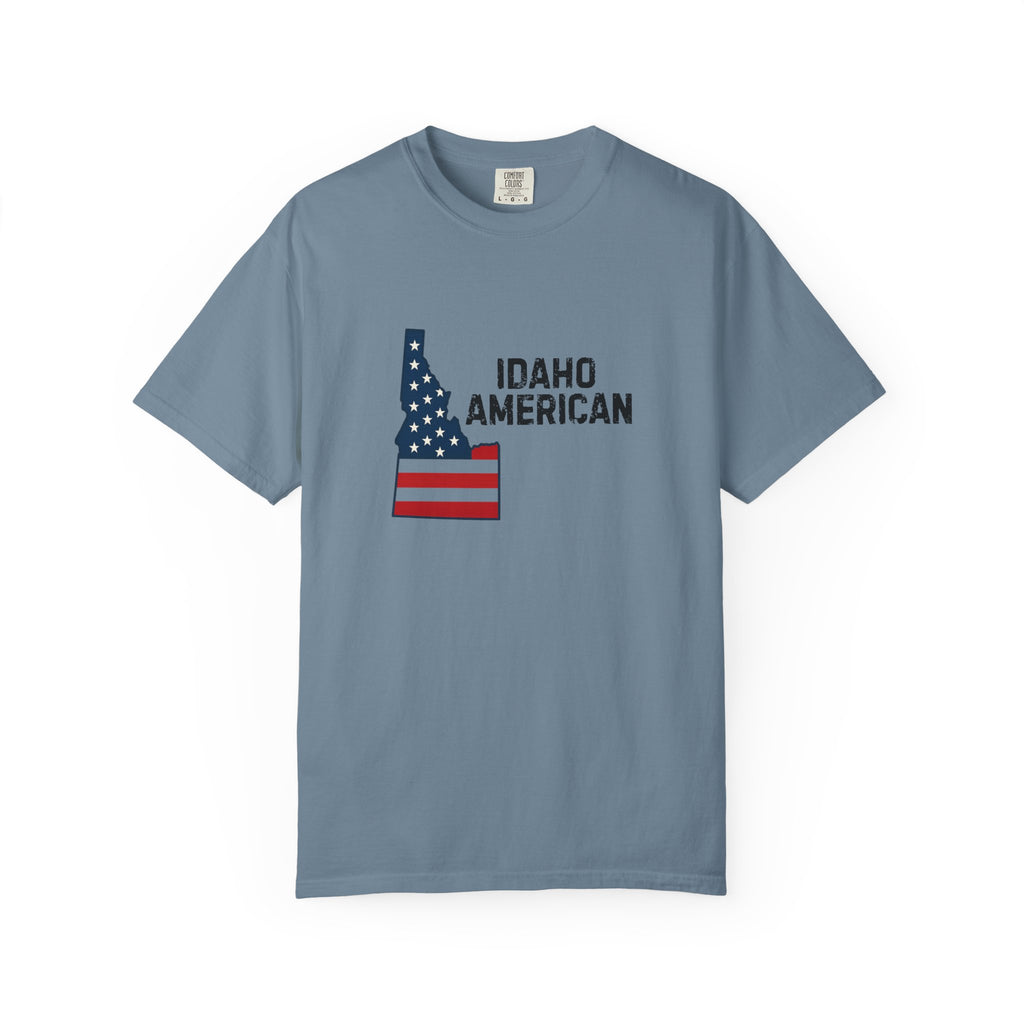 Idaho American T-Shirt with Logo on Back