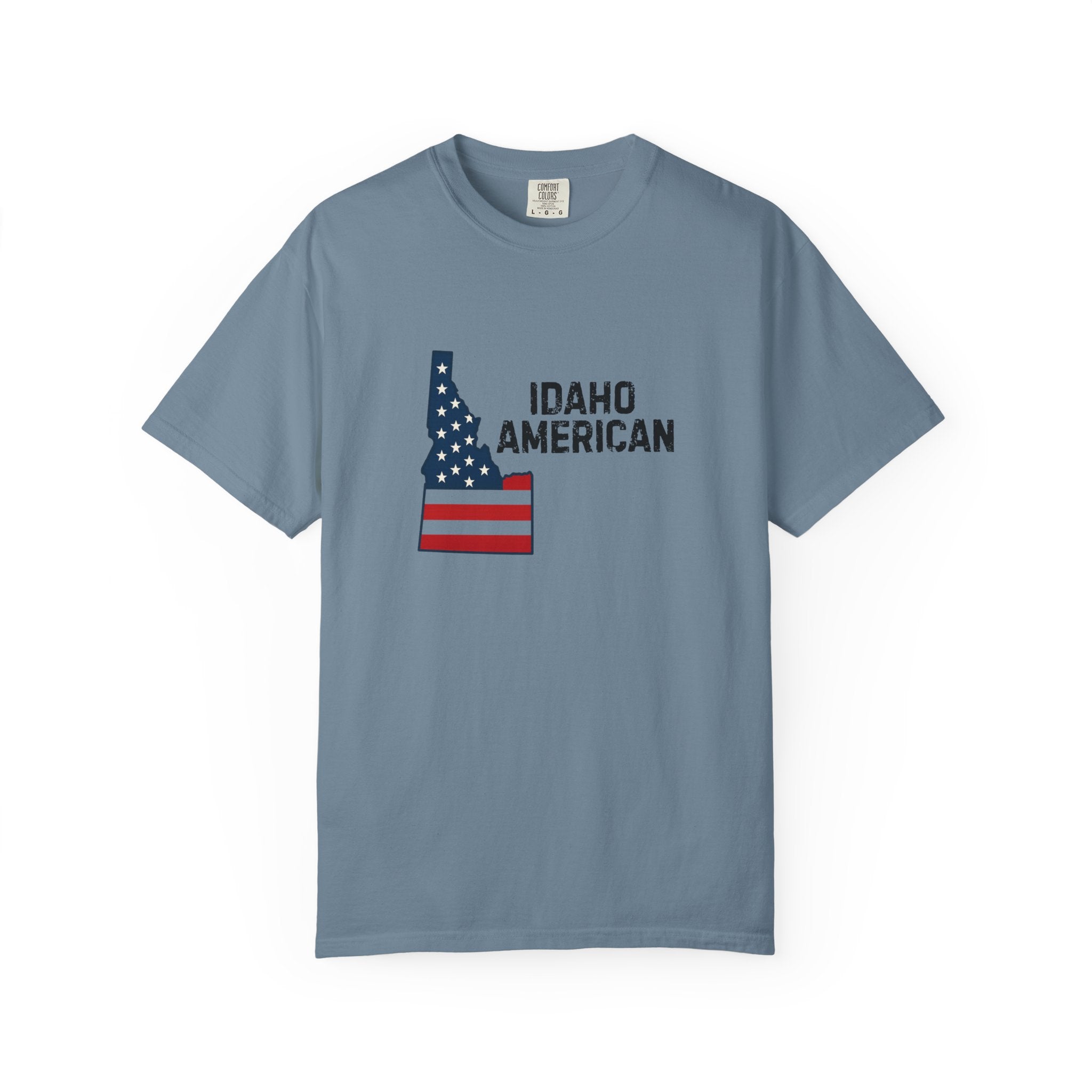 Idaho American T-Shirt with Logo on Back