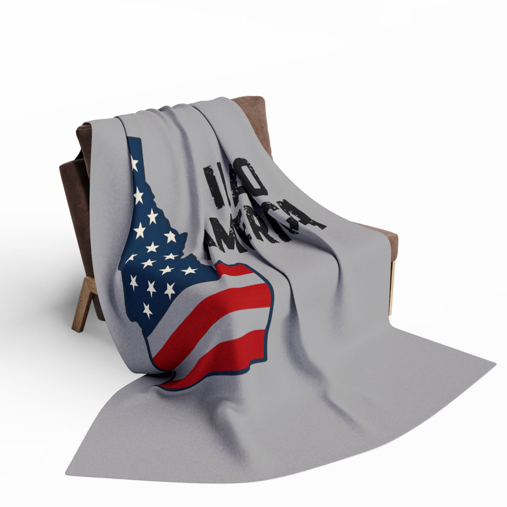 Idaho American Fleece Throw Blanket