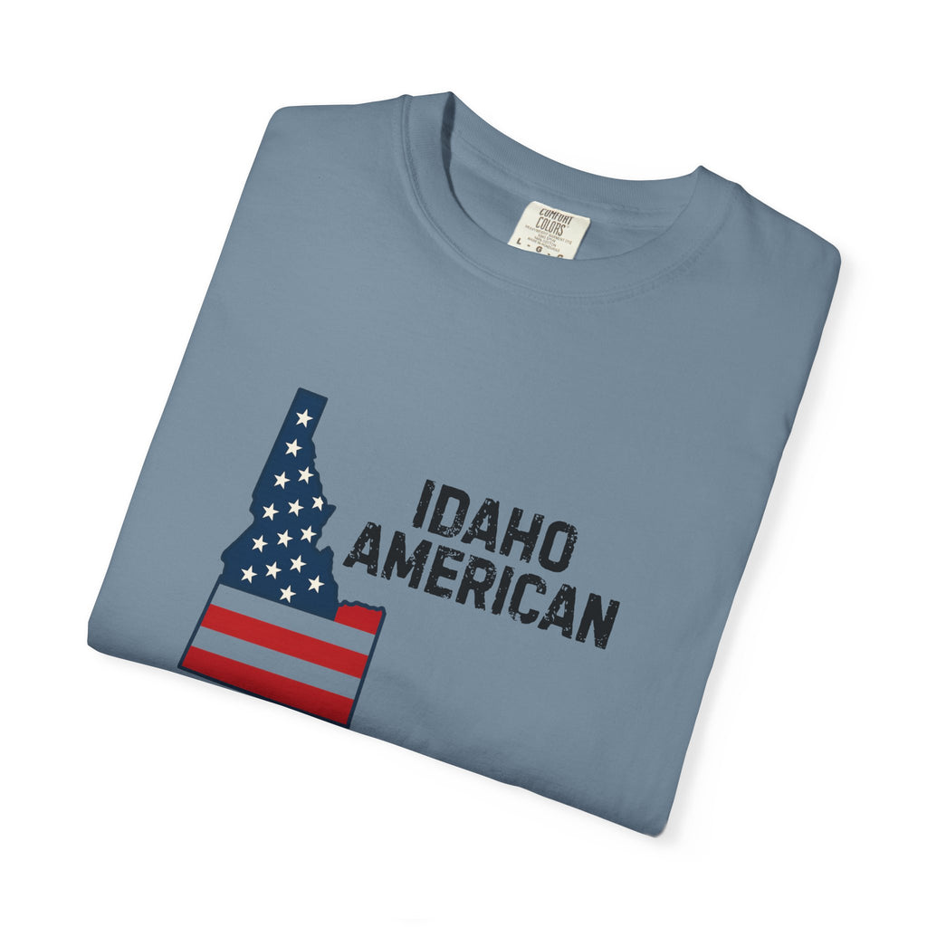 Idaho American T-Shirt with Logo on Back