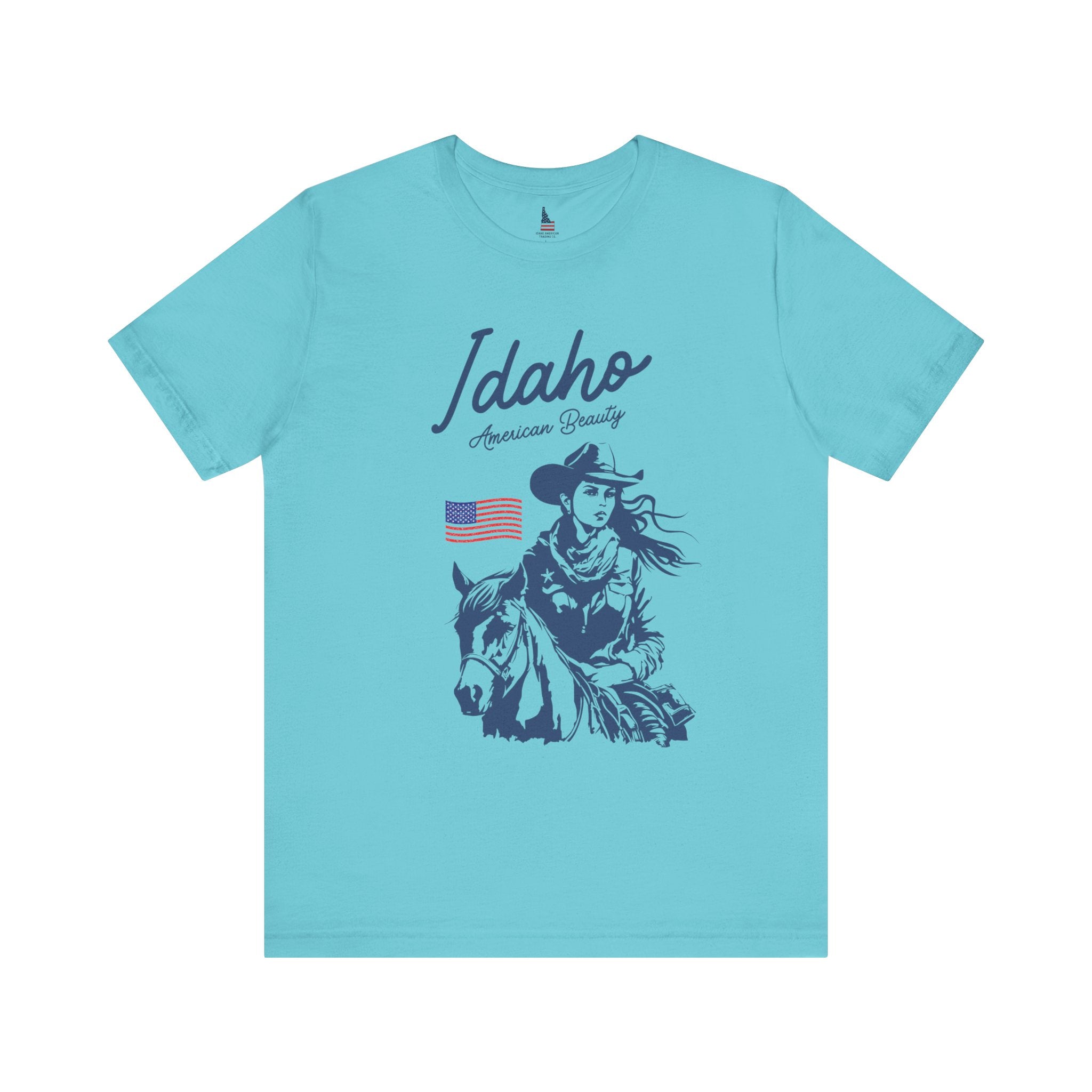 Idaho American Beauty Cowgirl Western T-Shirt
