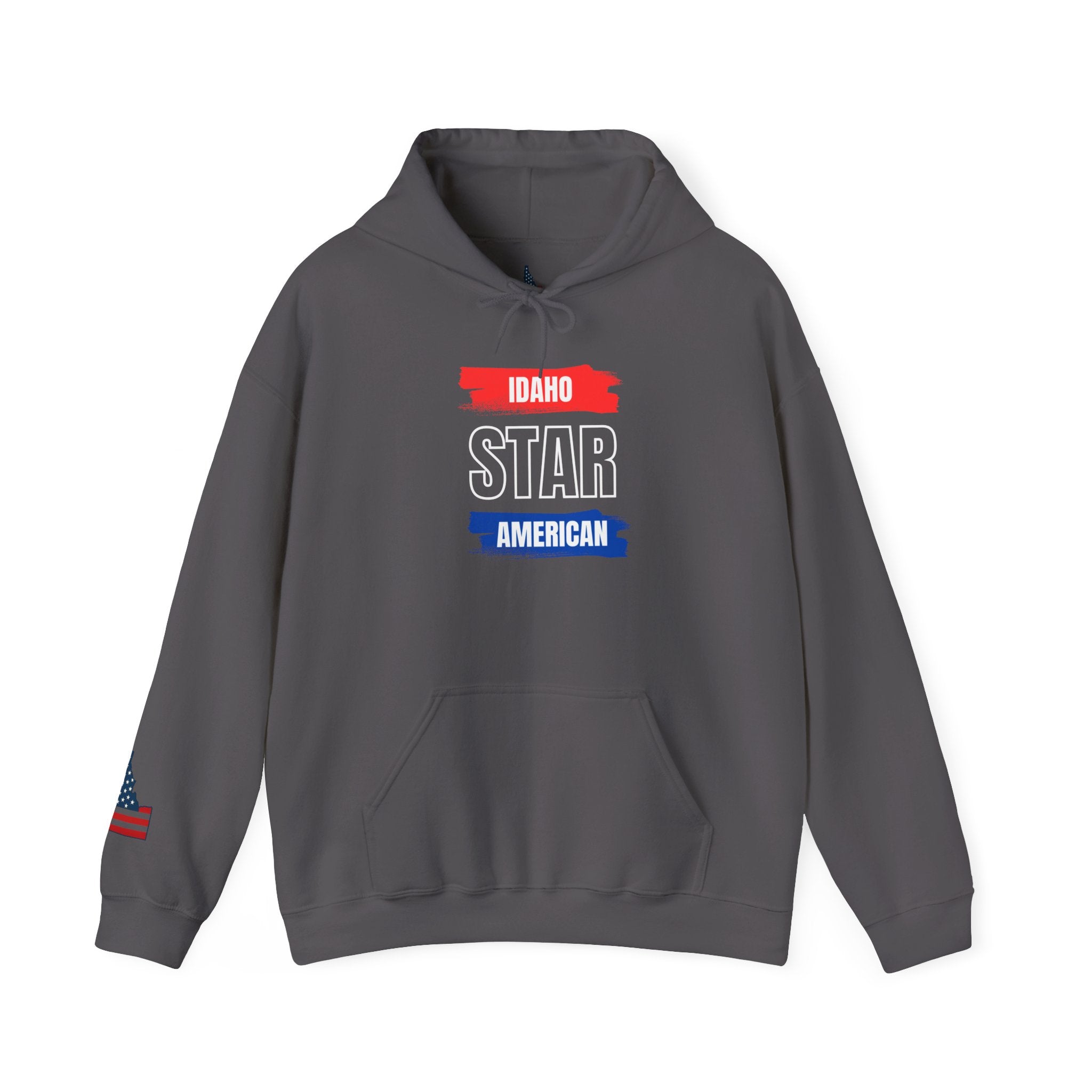 Idaho American 'Star' Hoodie with Sleeve Logo