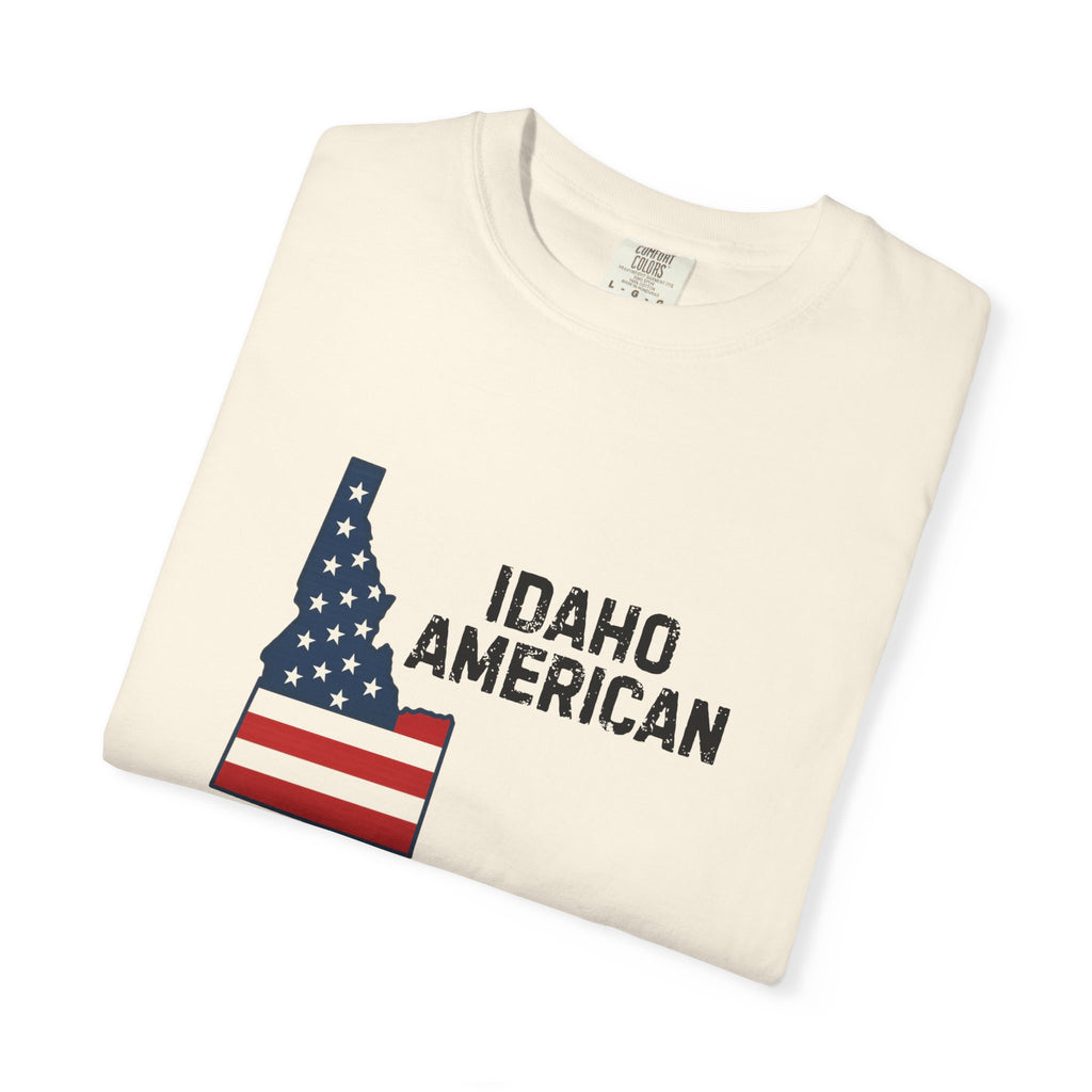 Idaho American T-Shirt with Logo on Back