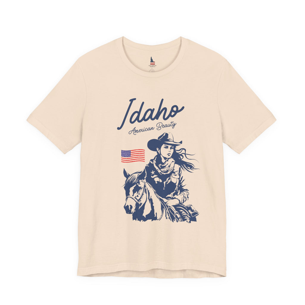 Idaho American Beauty Cowgirl Western T-Shirt