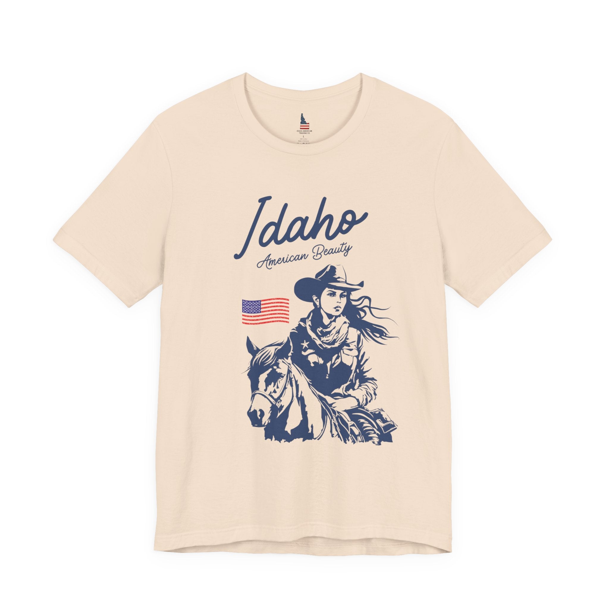 Idaho American Beauty Cowgirl Western T-Shirt
