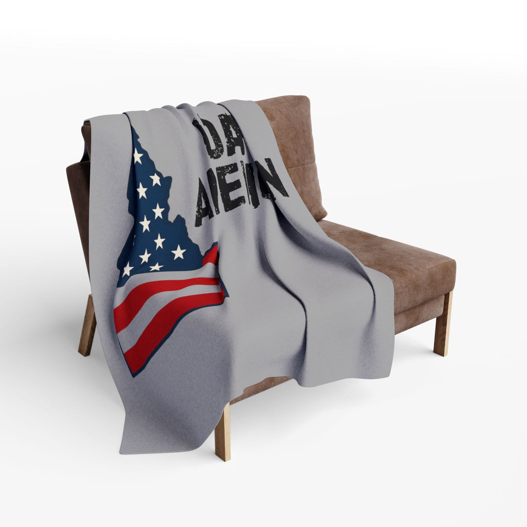 Idaho American Fleece Throw Blanket