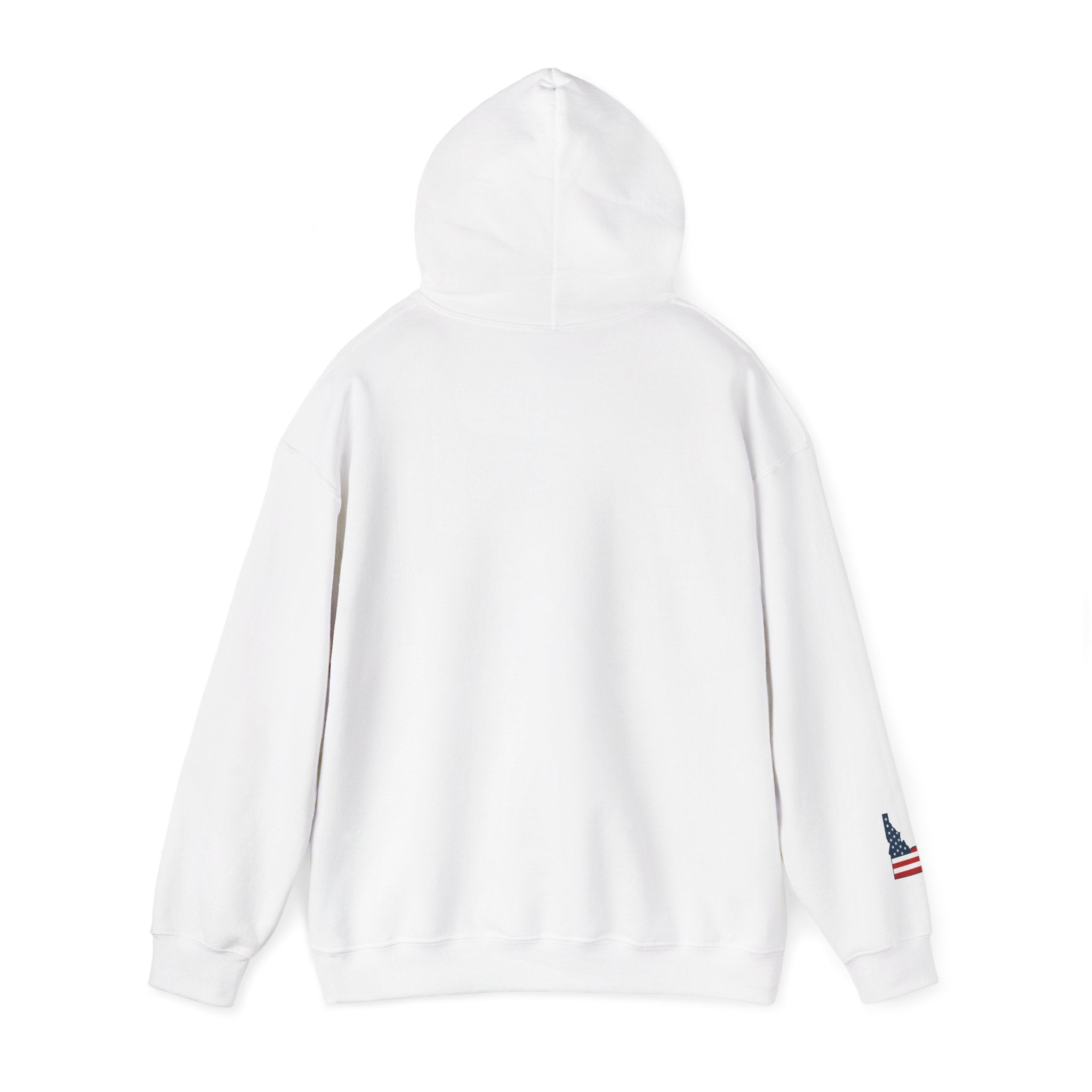 'Idaho American' Hoodie with Sleeve Logo