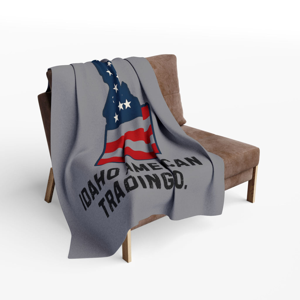 Idaho American Trading Co. Fleece Throw Blanket