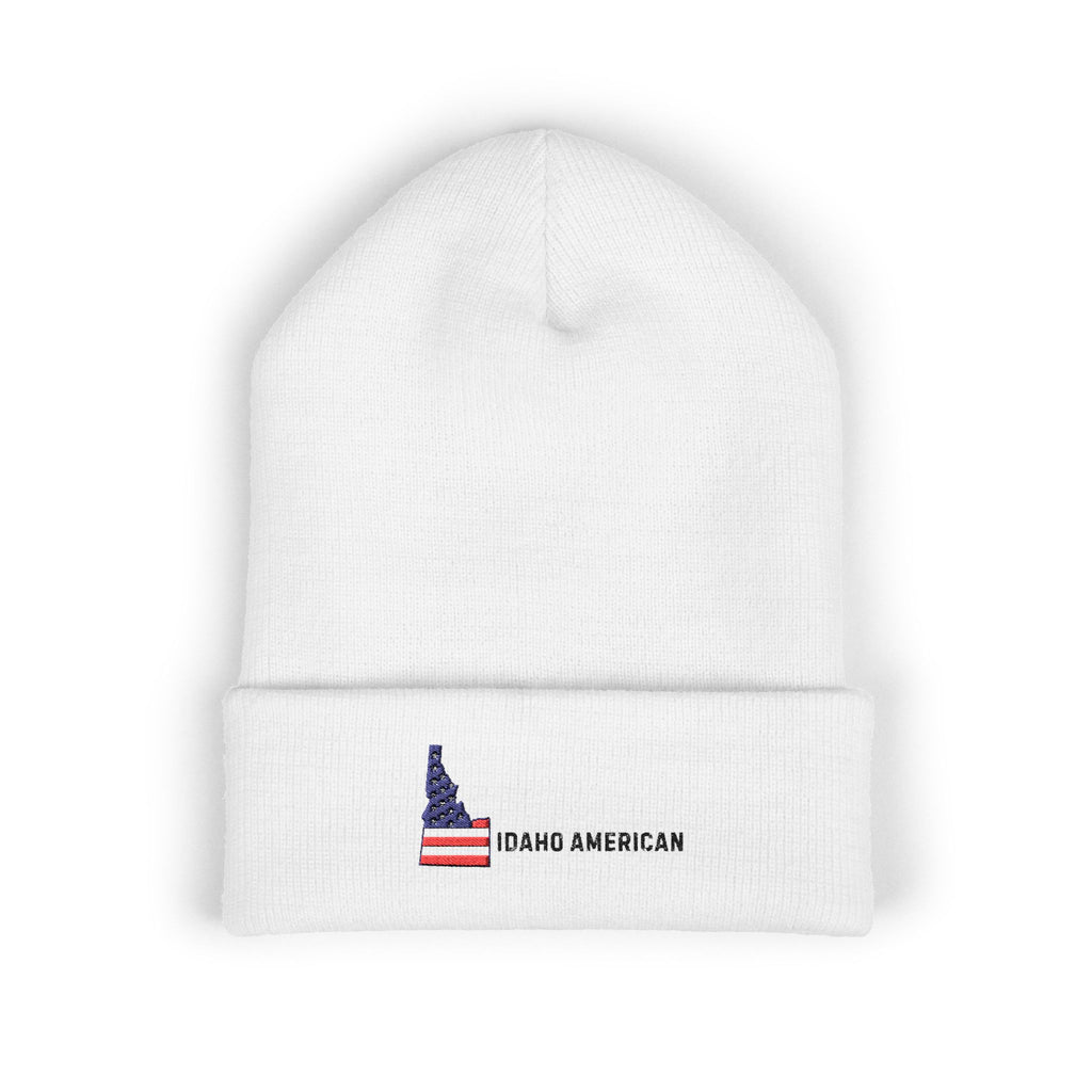 Idaho American Embroidered Beanie