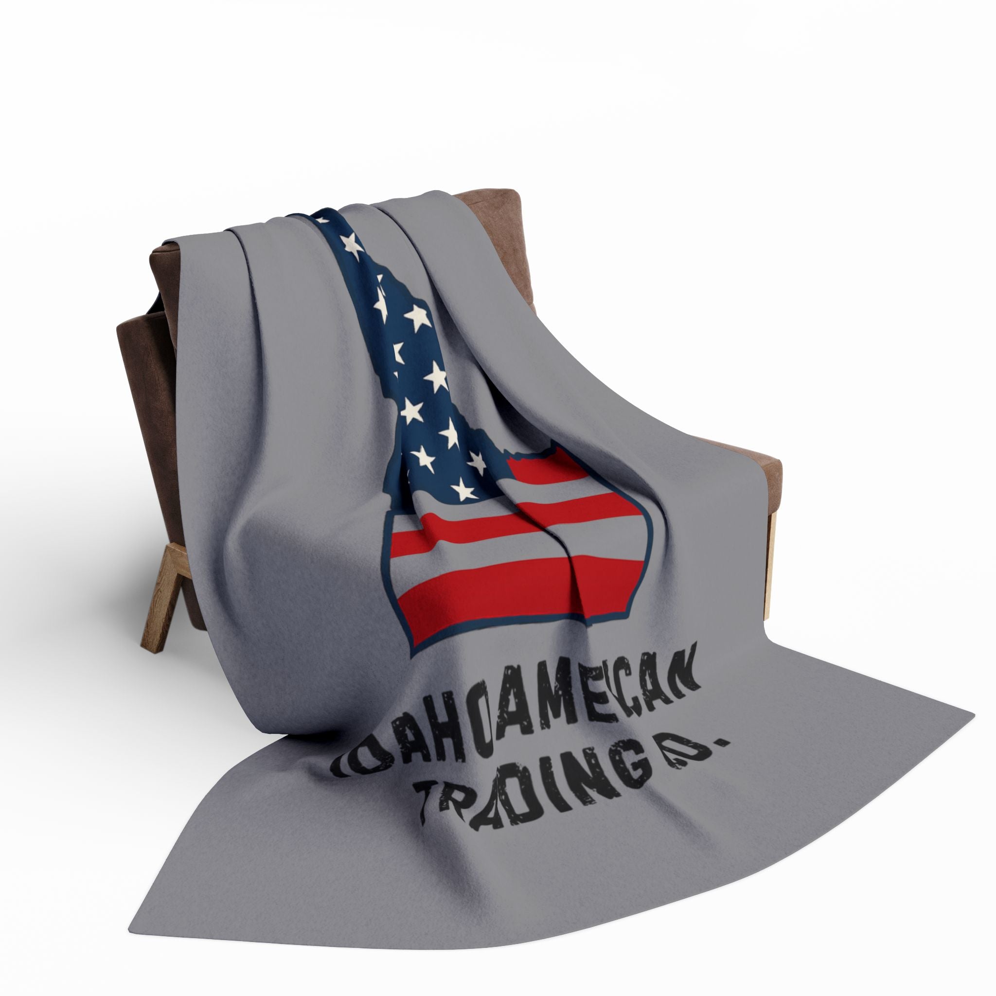 Idaho American Trading Co. Fleece Throw Blanket