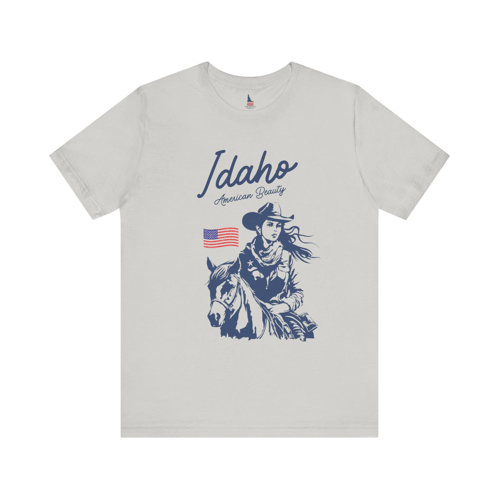 Idaho American Beauty Cowgirl Western T-Shirt