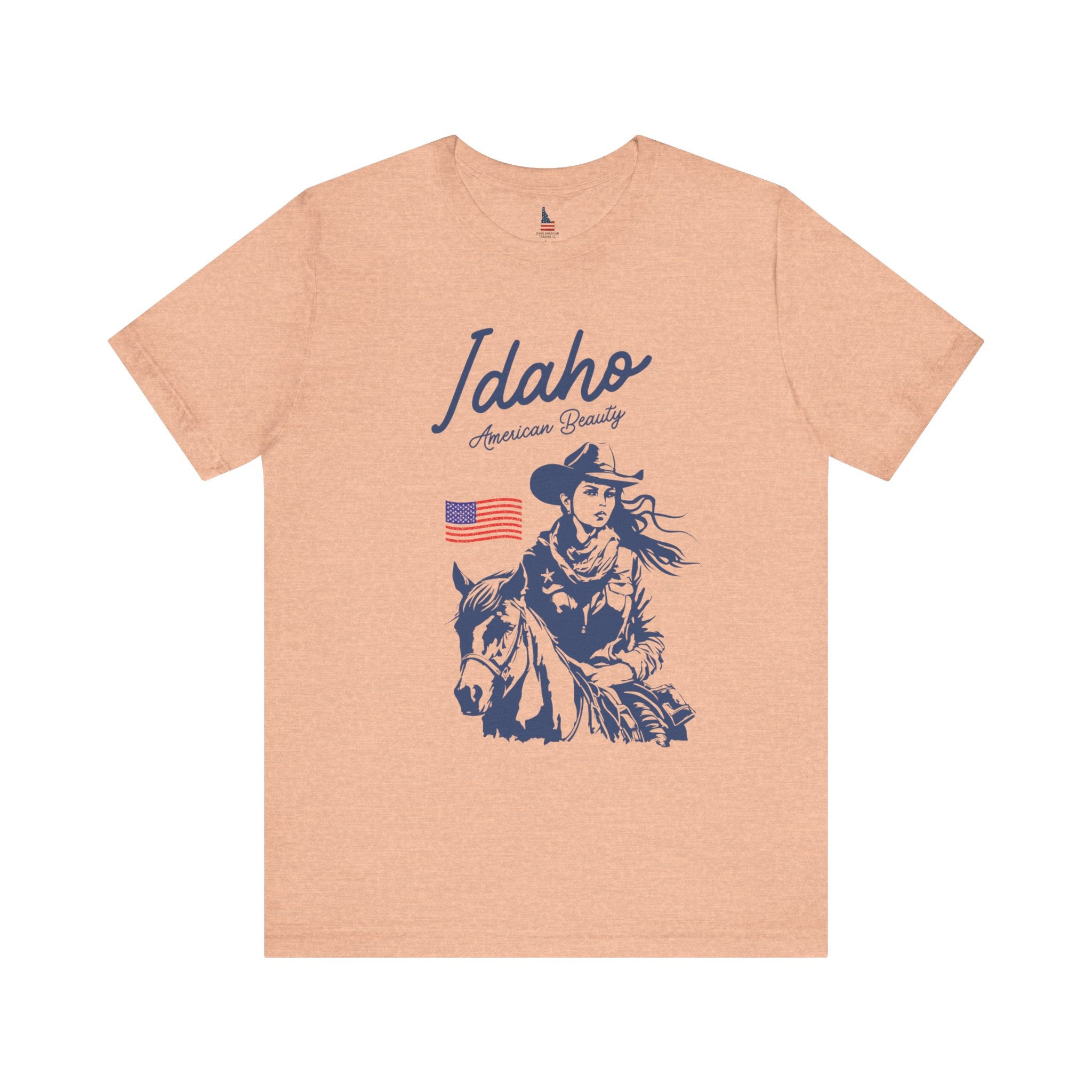 Idaho American Beauty Cowgirl Western T-Shirt