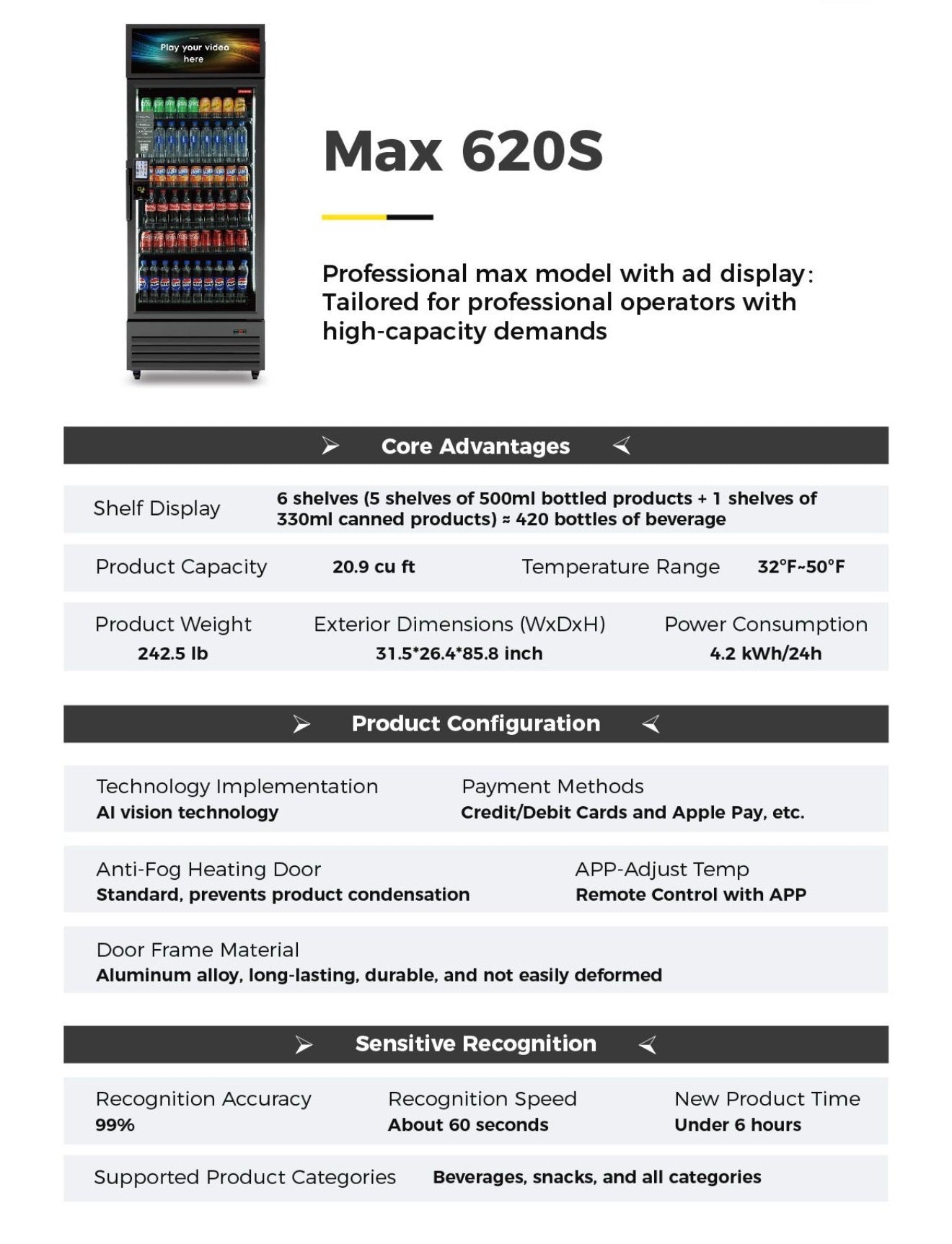 HAHA Max 620S AI Smart Cooler